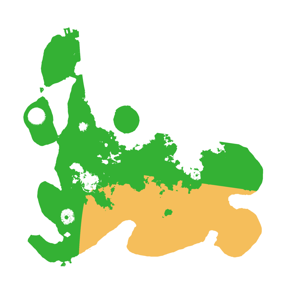 Biome Rust Map: Procedural Map, Size: 3000, Seed: 1363015958