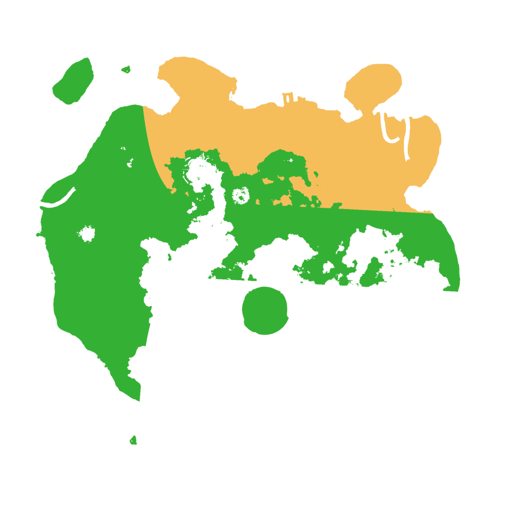 Biome Rust Map: Procedural Map, Size: 3000, Seed: 581012538