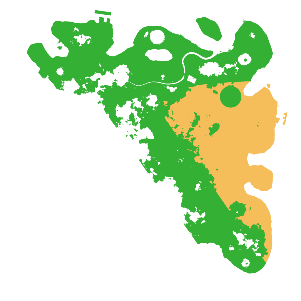 Biome Rust Map: Procedural Map, Size: 3700, Seed: 1005031282