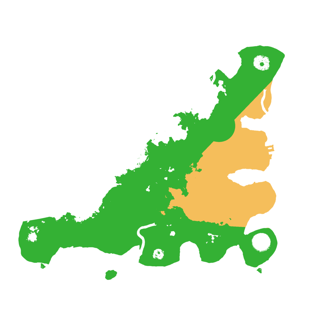 Biome Rust Map: Procedural Map, Size: 3000, Seed: 12117