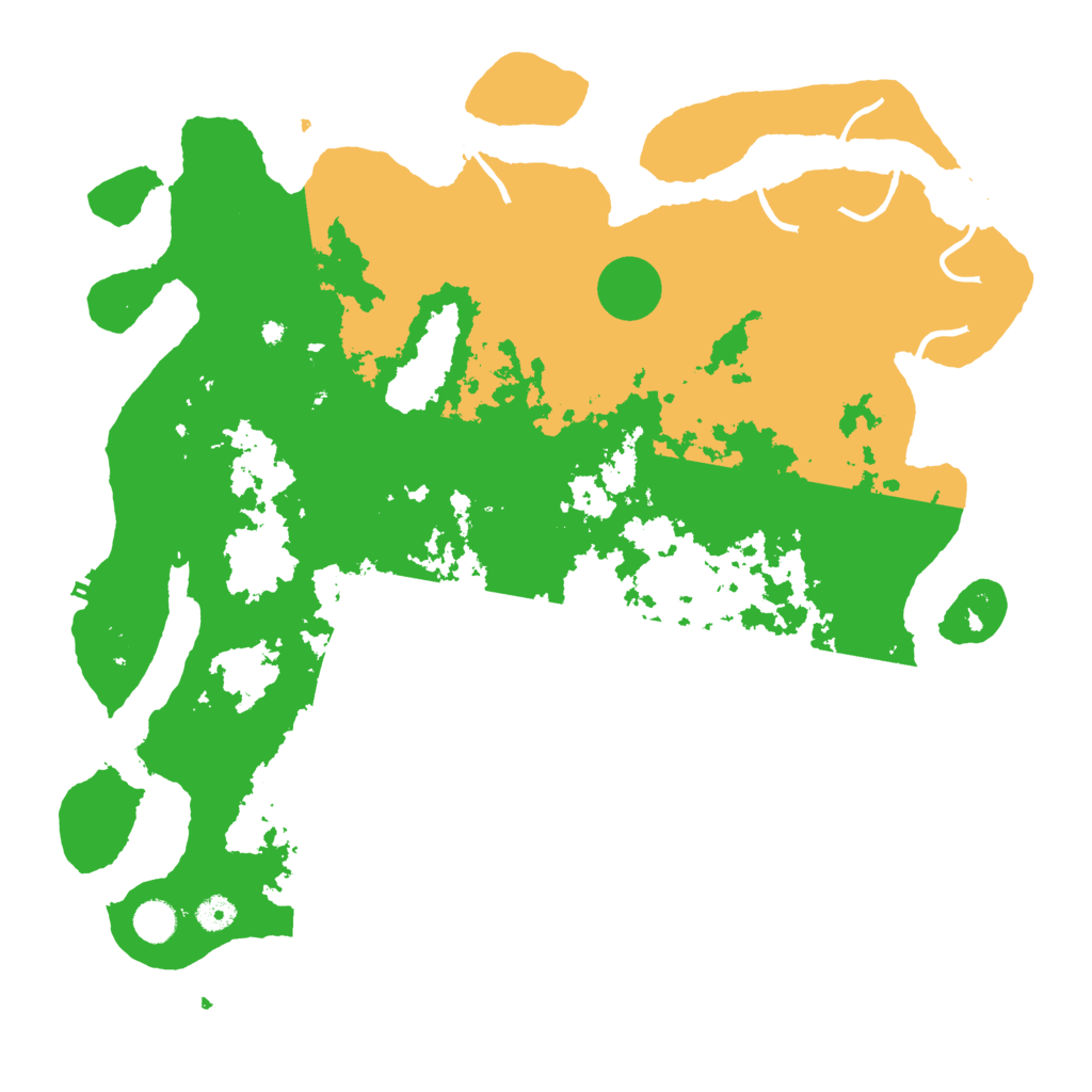 Biome Rust Map: Procedural Map, Size: 4500, Seed: 42215