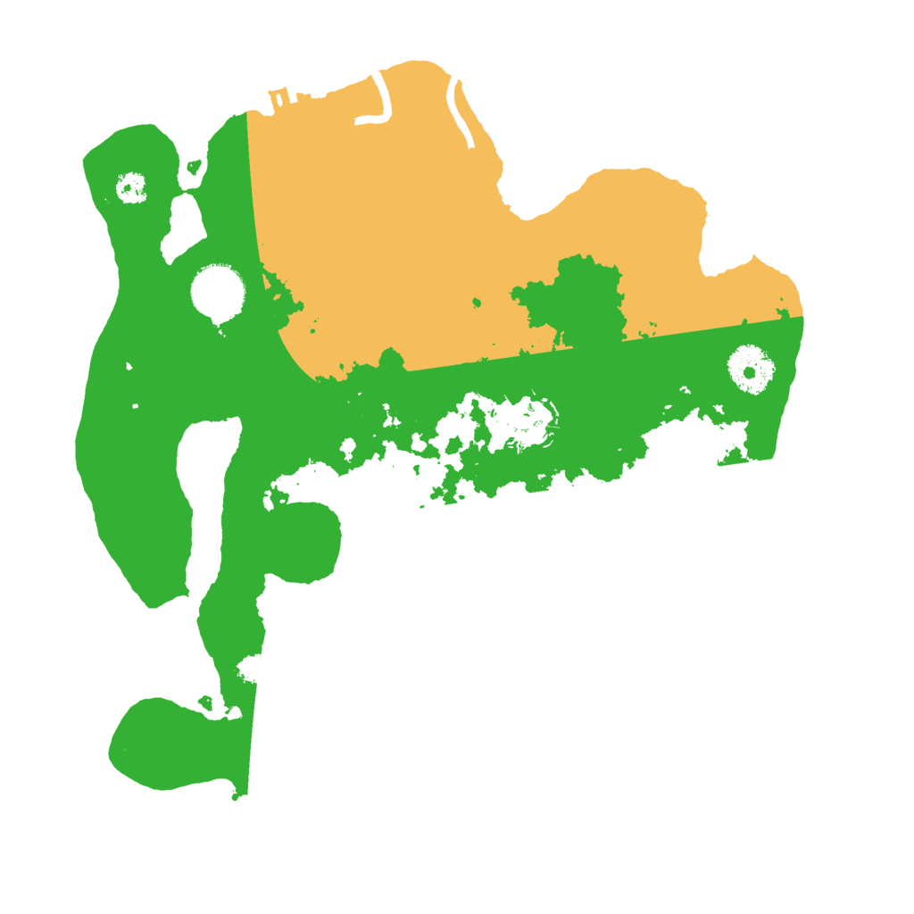 Biome Rust Map: Procedural Map, Size: 3000, Seed: 21133