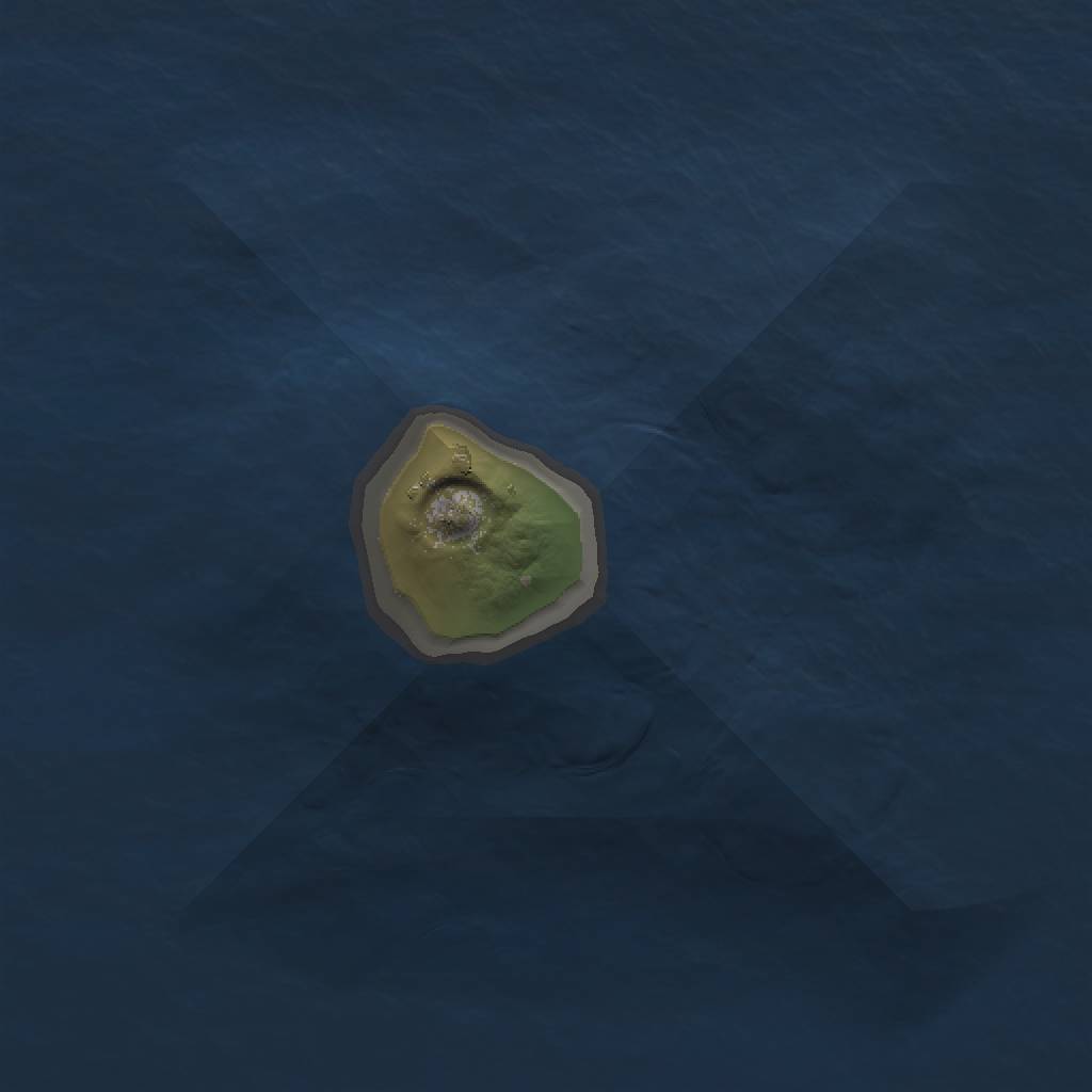 Rust Map: Procedural Map, Size: 1000, Seed: 1232594735, 3 Monuments