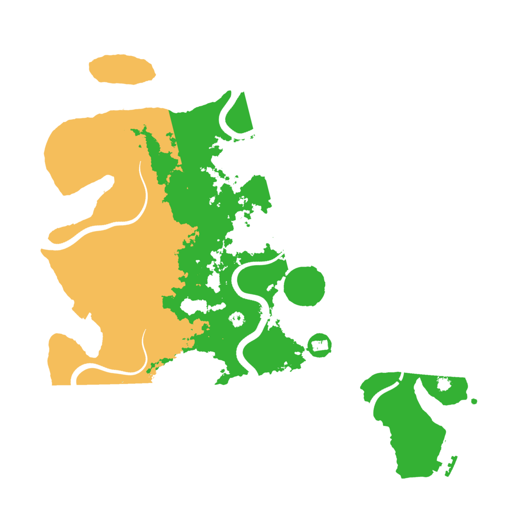 Biome Rust Map: Procedural Map, Size: 3500, Seed: 1617151290