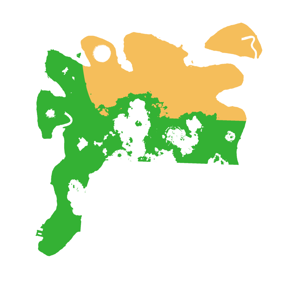 Biome Rust Map: Procedural Map, Size: 3000, Seed: 38929254