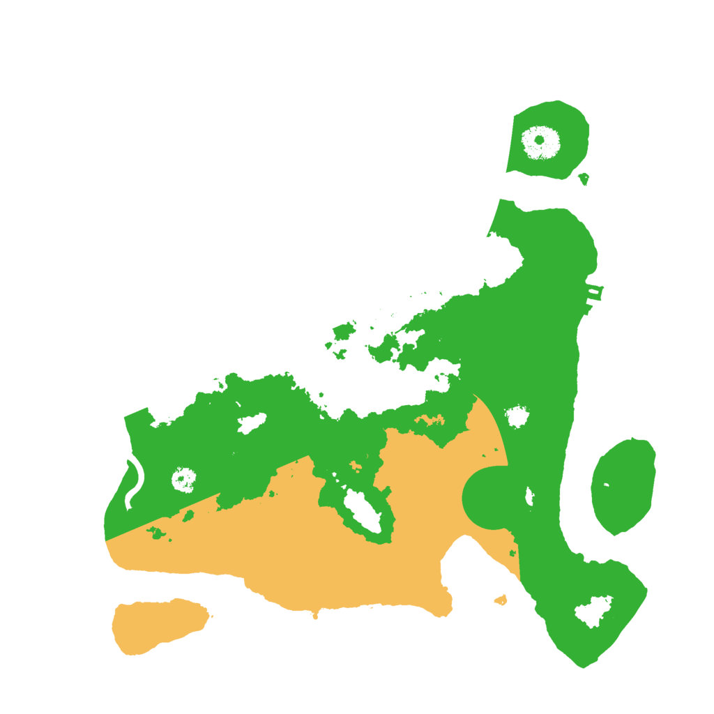 Biome Rust Map: Procedural Map, Size: 3000, Seed: 1491476288