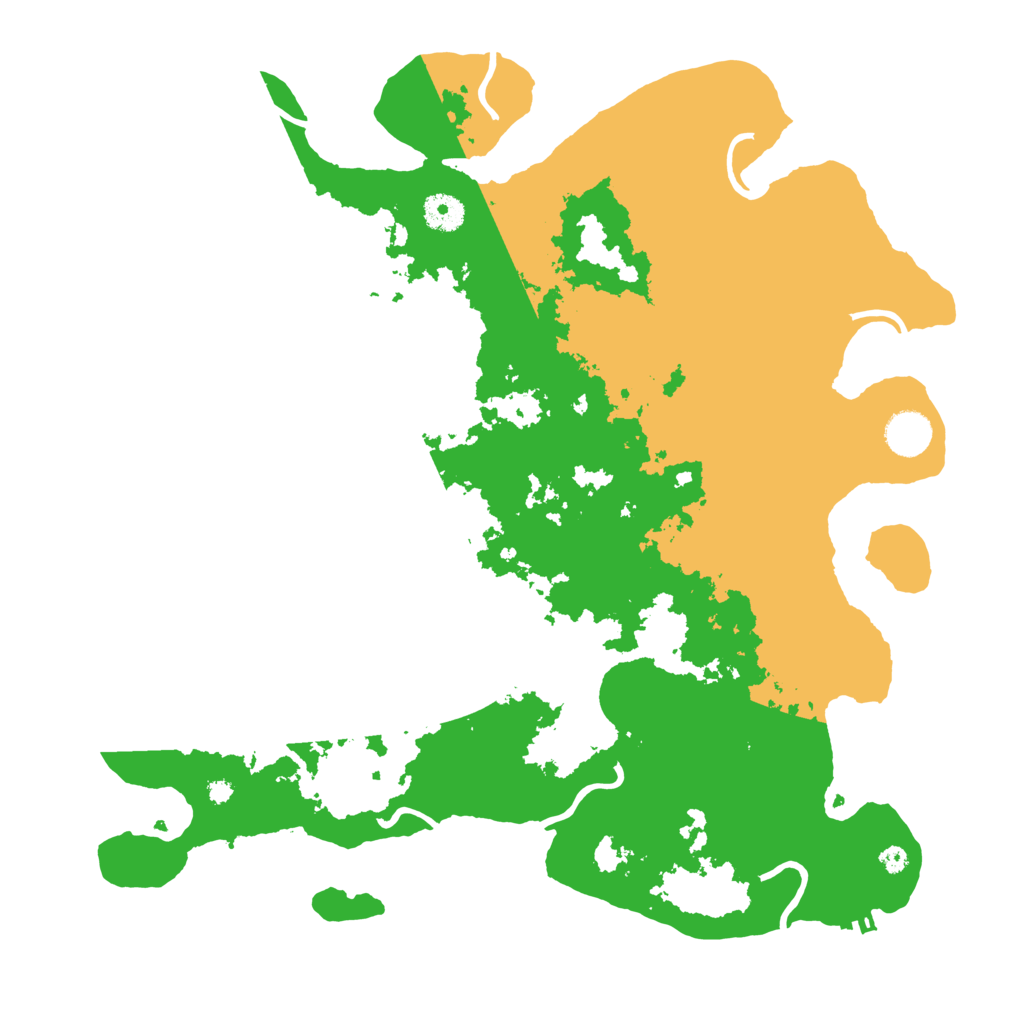 Biome Rust Map: Procedural Map, Size: 3923, Seed: 1988