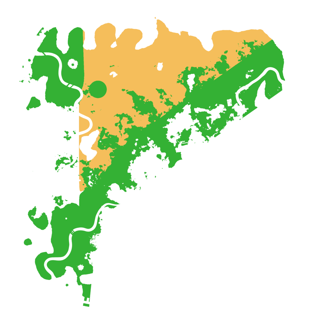 Biome Rust Map: Procedural Map, Size: 4800, Seed: 962220019