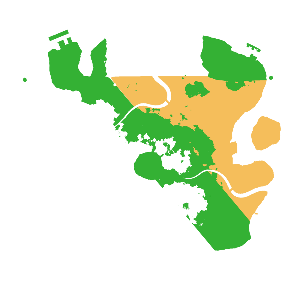 Biome Rust Map: Procedural Map, Size: 3000, Seed: 1723057776