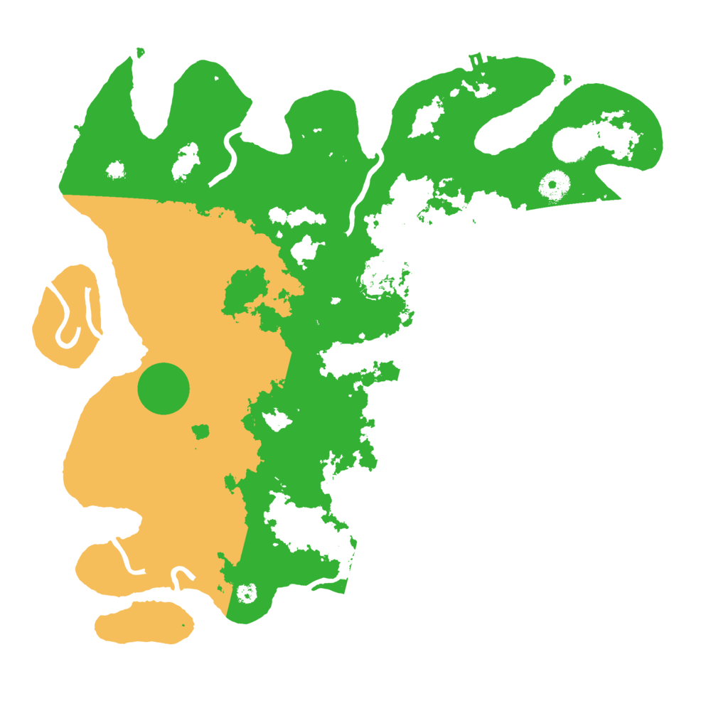 Biome Rust Map: Procedural Map, Size: 3700, Seed: 1412567695