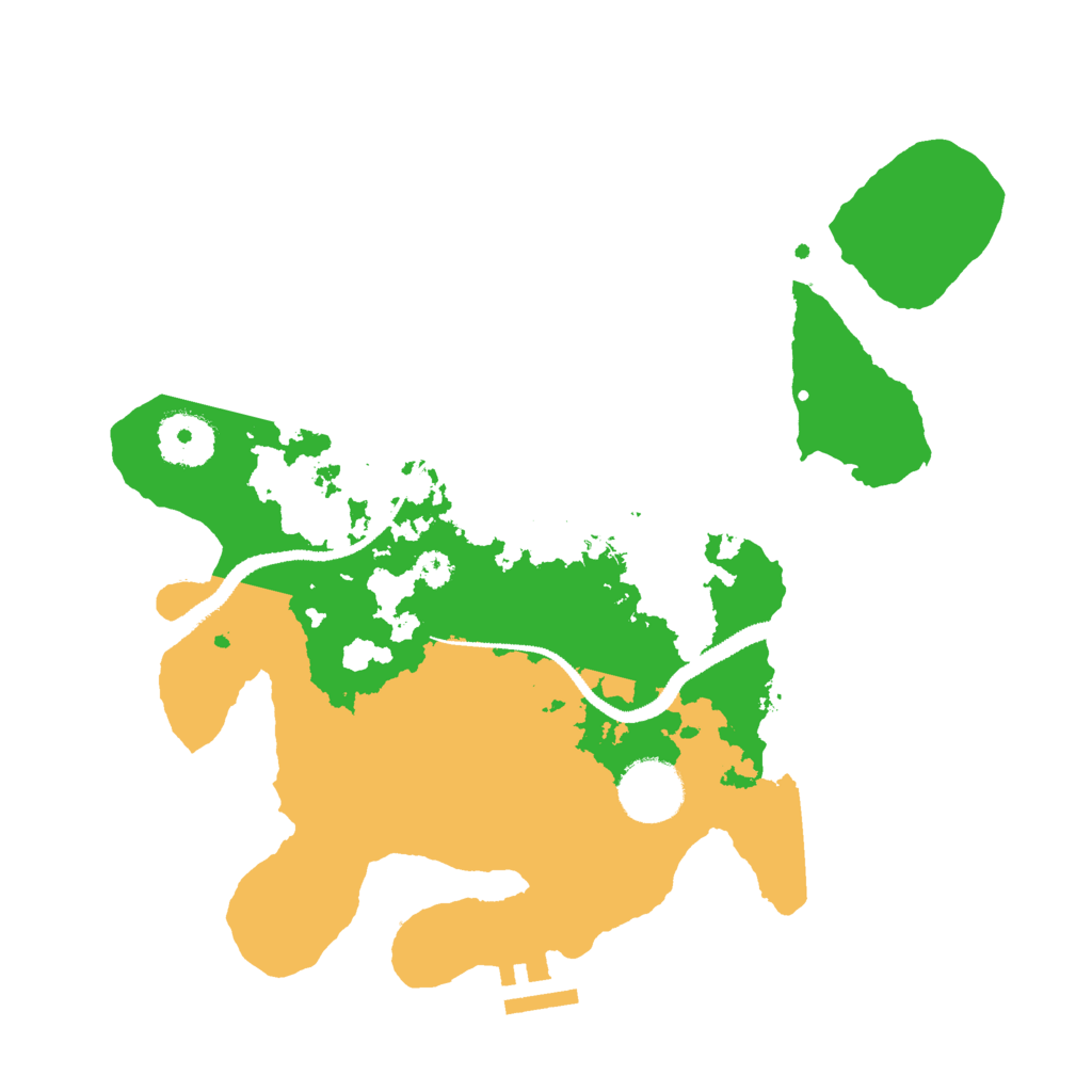 Biome Rust Map: Procedural Map, Size: 3000, Seed: 801804145