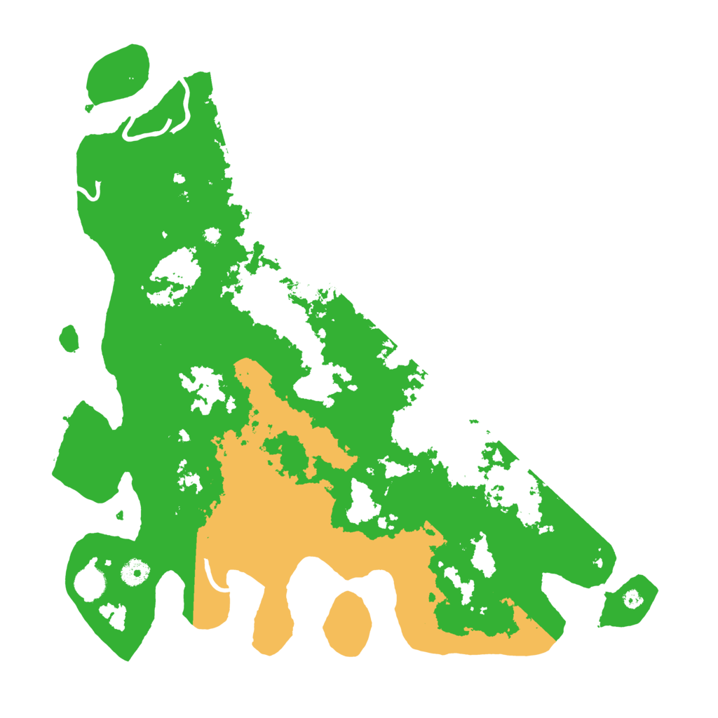 Biome Rust Map: Procedural Map, Size: 4000, Seed: 608577