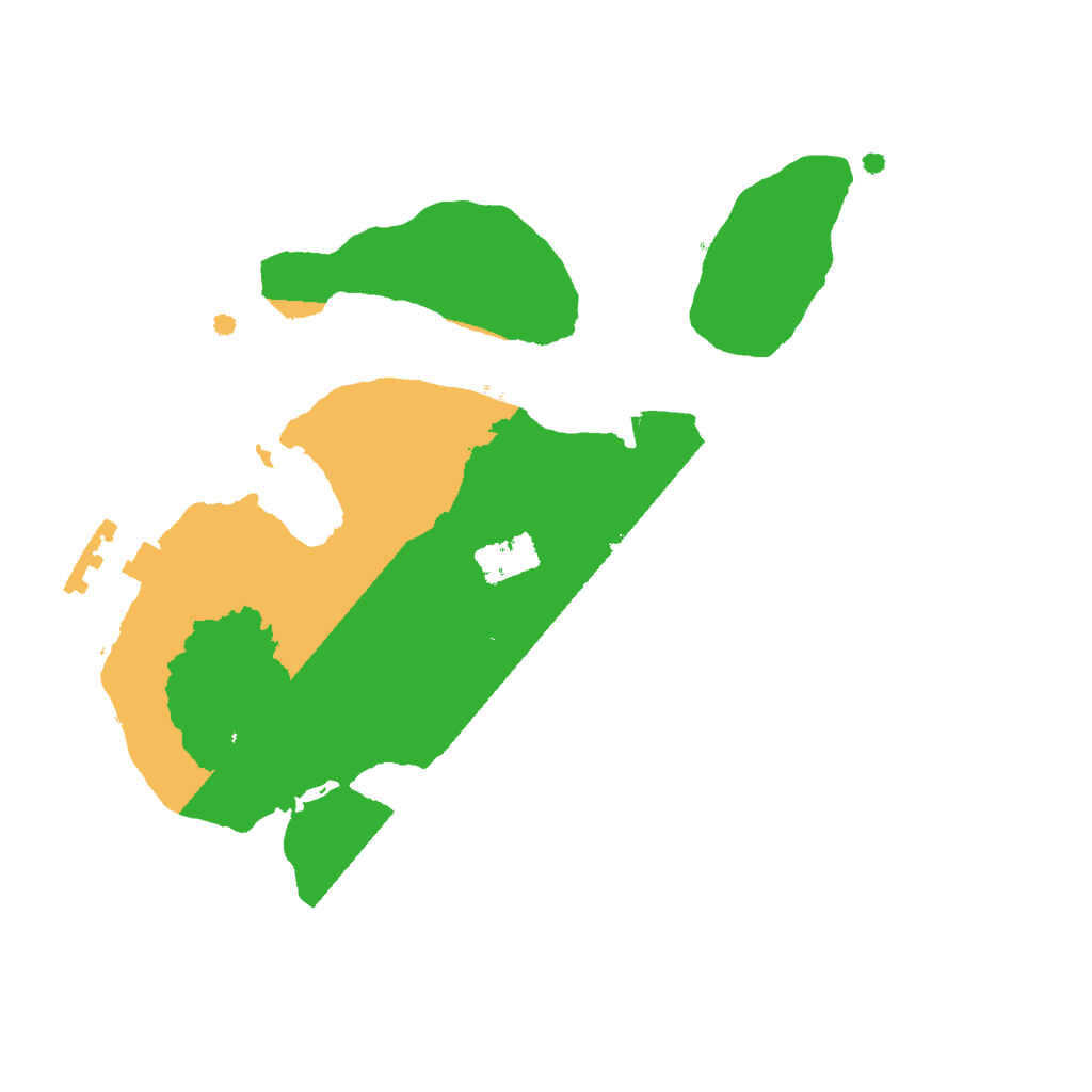 Biome Rust Map: Procedural Map, Size: 2000, Seed: 1845764859