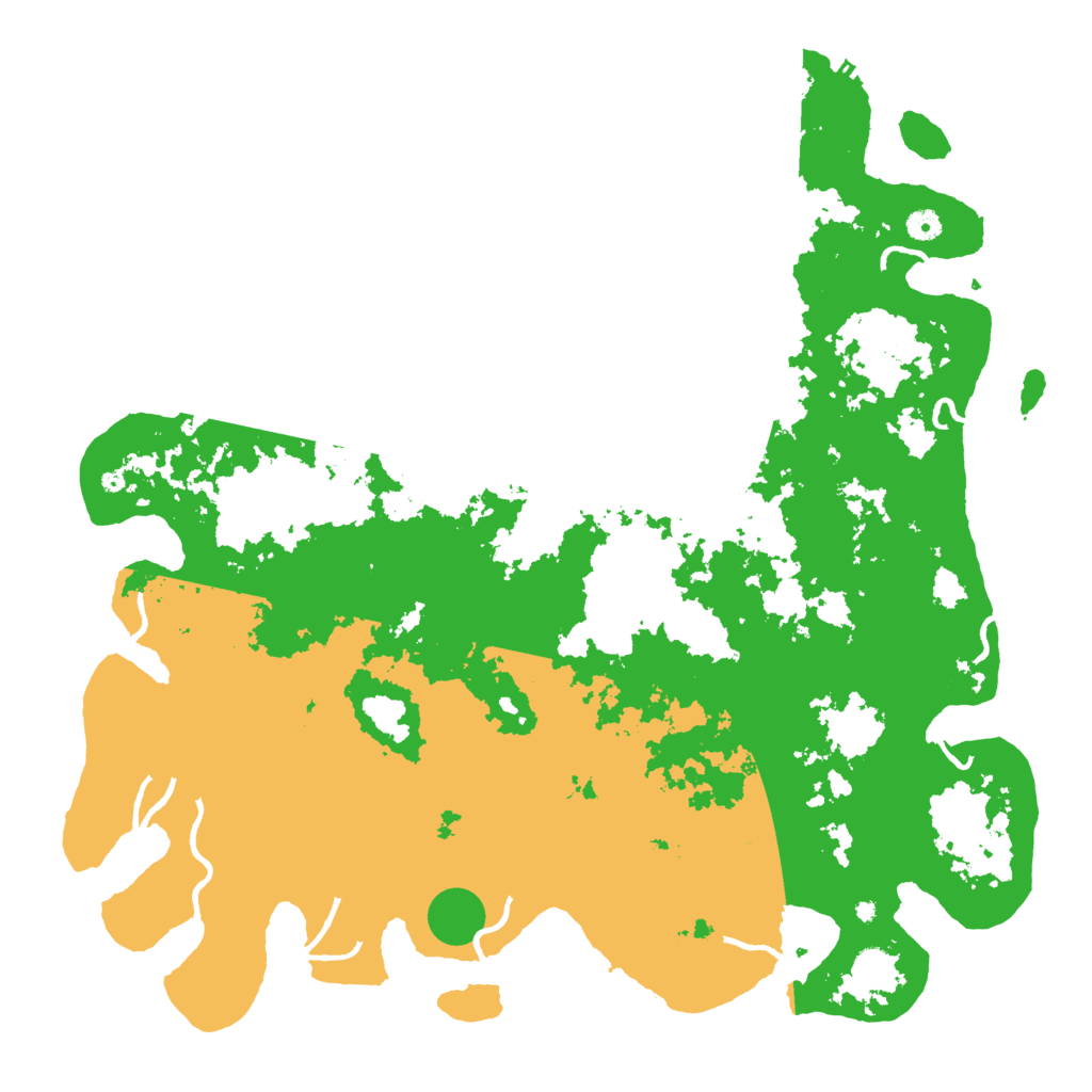 Biome Rust Map: Procedural Map, Size: 5000, Seed: 721202219