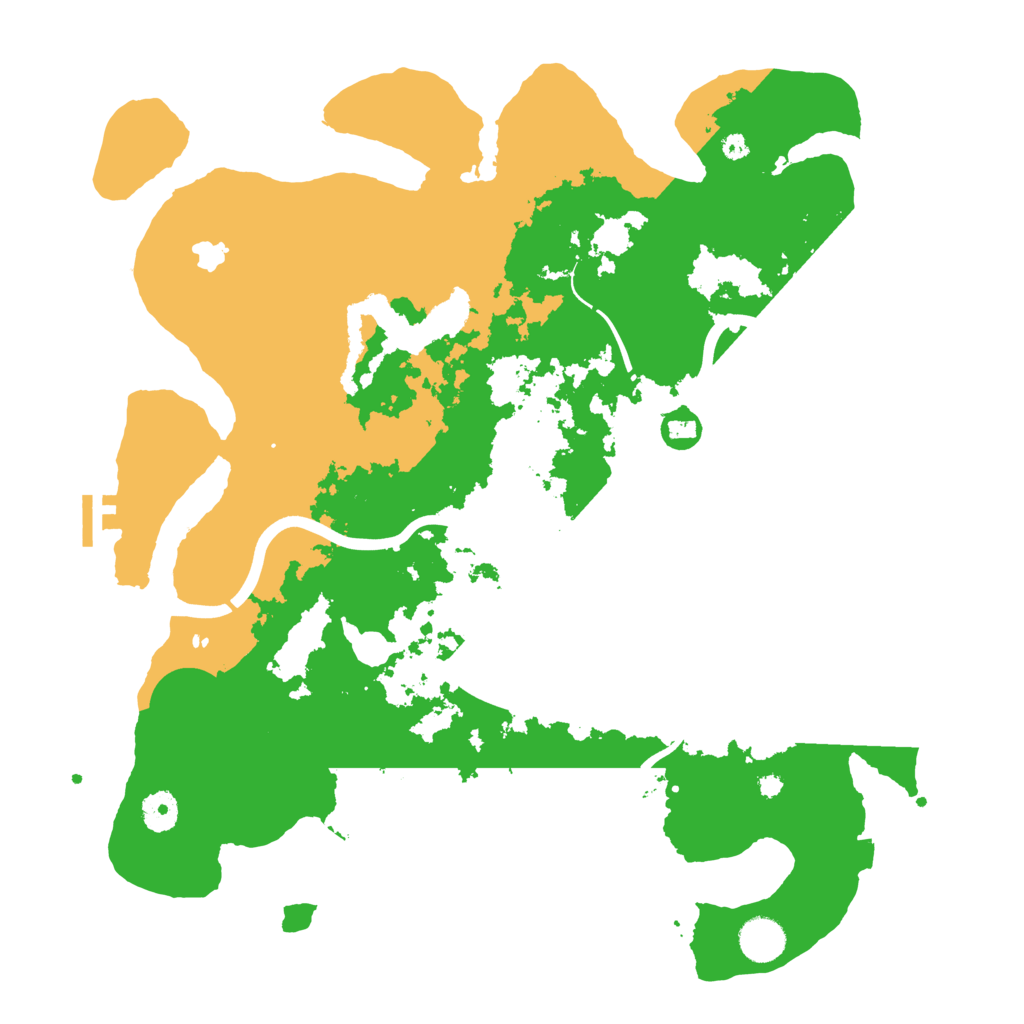 Biome Rust Map: Procedural Map, Size: 4000, Seed: 8418