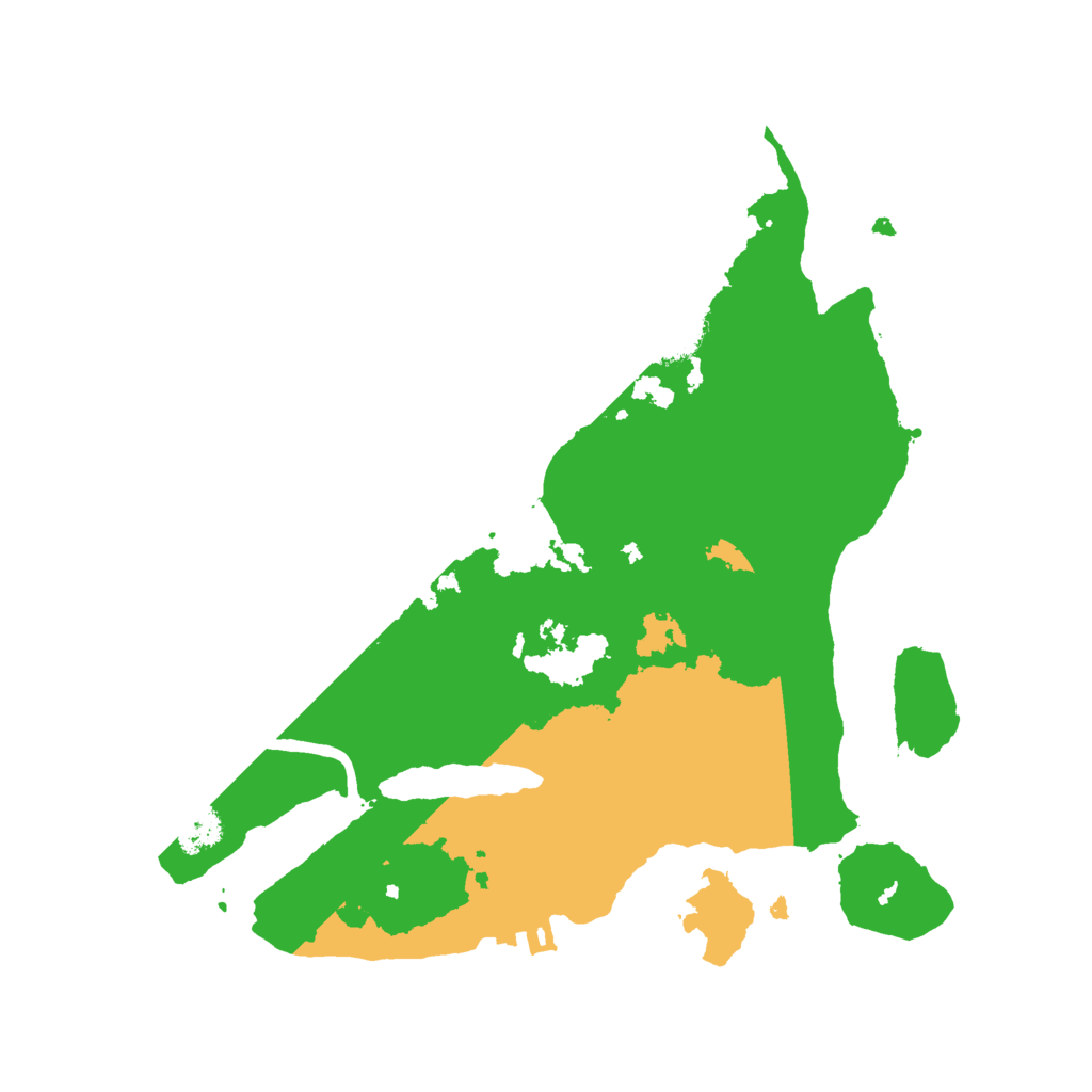Biome Rust Map: Procedural Map, Size: 2500, Seed: 761266533