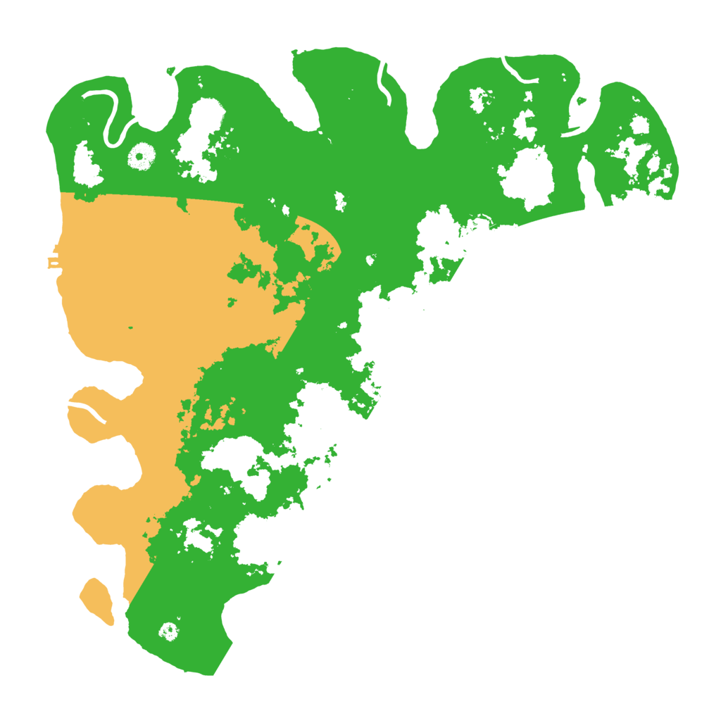 Biome Rust Map: Procedural Map, Size: 4000, Seed: 153788