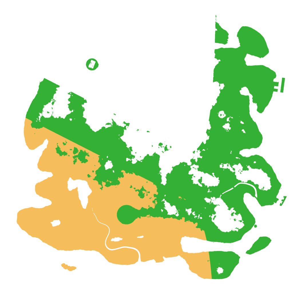 Biome Rust Map: Procedural Map, Size: 4000, Seed: 639830