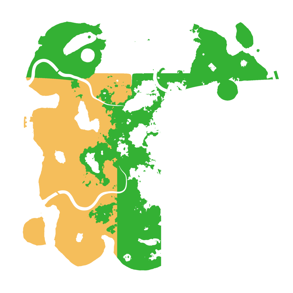 Biome Rust Map: Procedural Map, Size: 4000, Seed: 6150