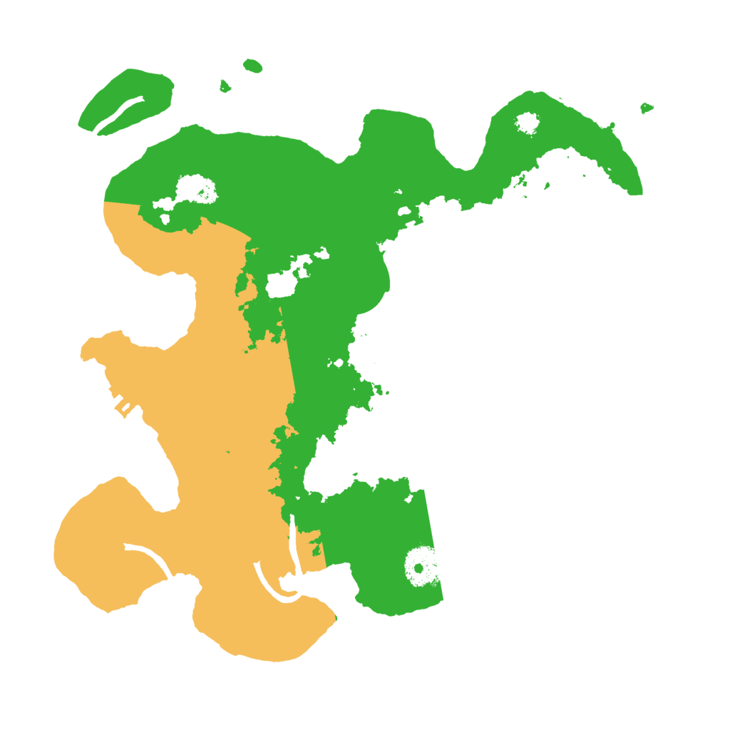 Biome Rust Map: Procedural Map, Size: 3000, Seed: 23618
