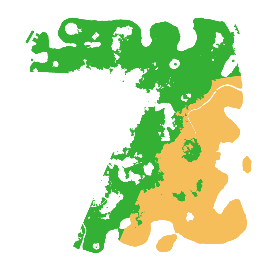 Biome Rust Map: Procedural Map, Size: 4000, Seed: 1232594735