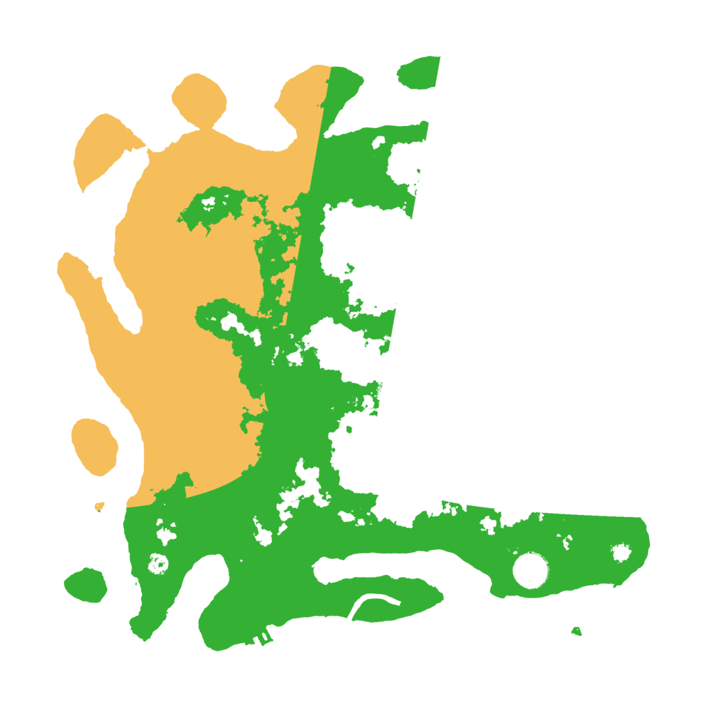 Biome Rust Map: Procedural Map, Size: 3500, Seed: 5337