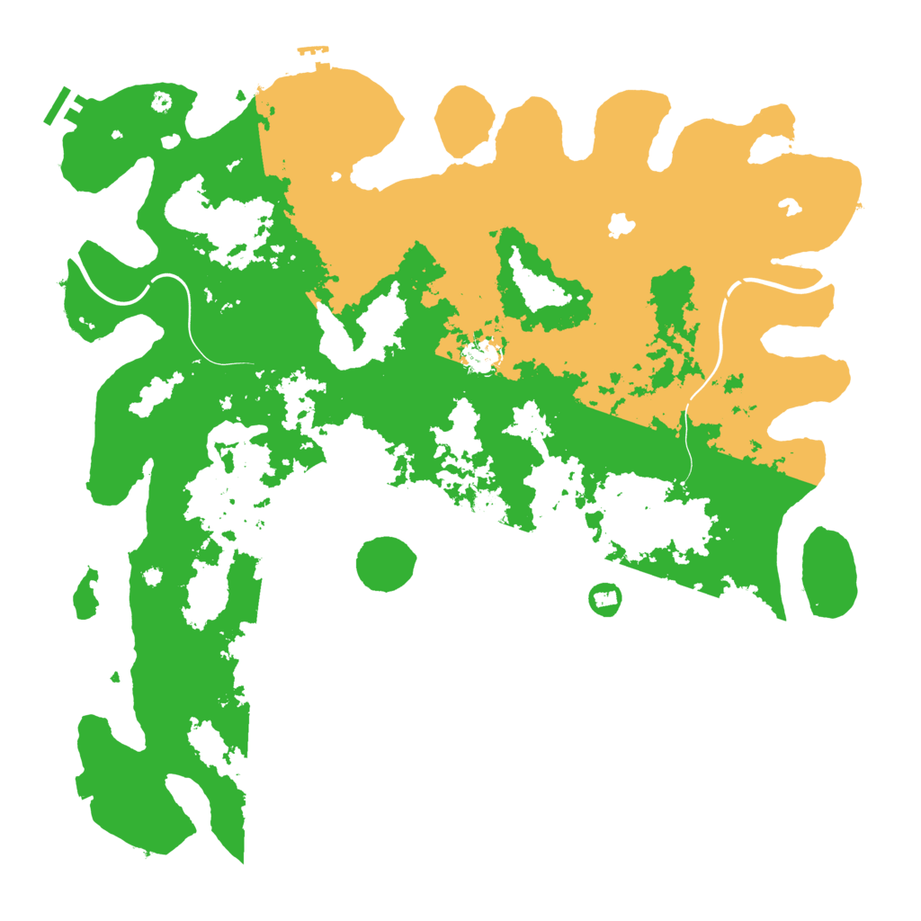 Biome Rust Map: Procedural Map, Size: 4500, Seed: 17214