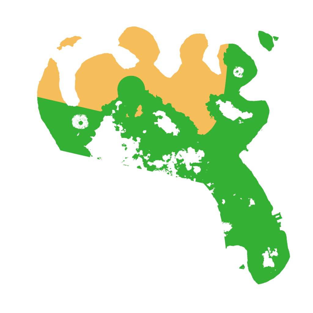 Biome Rust Map: Procedural Map, Size: 3000, Seed: 92397