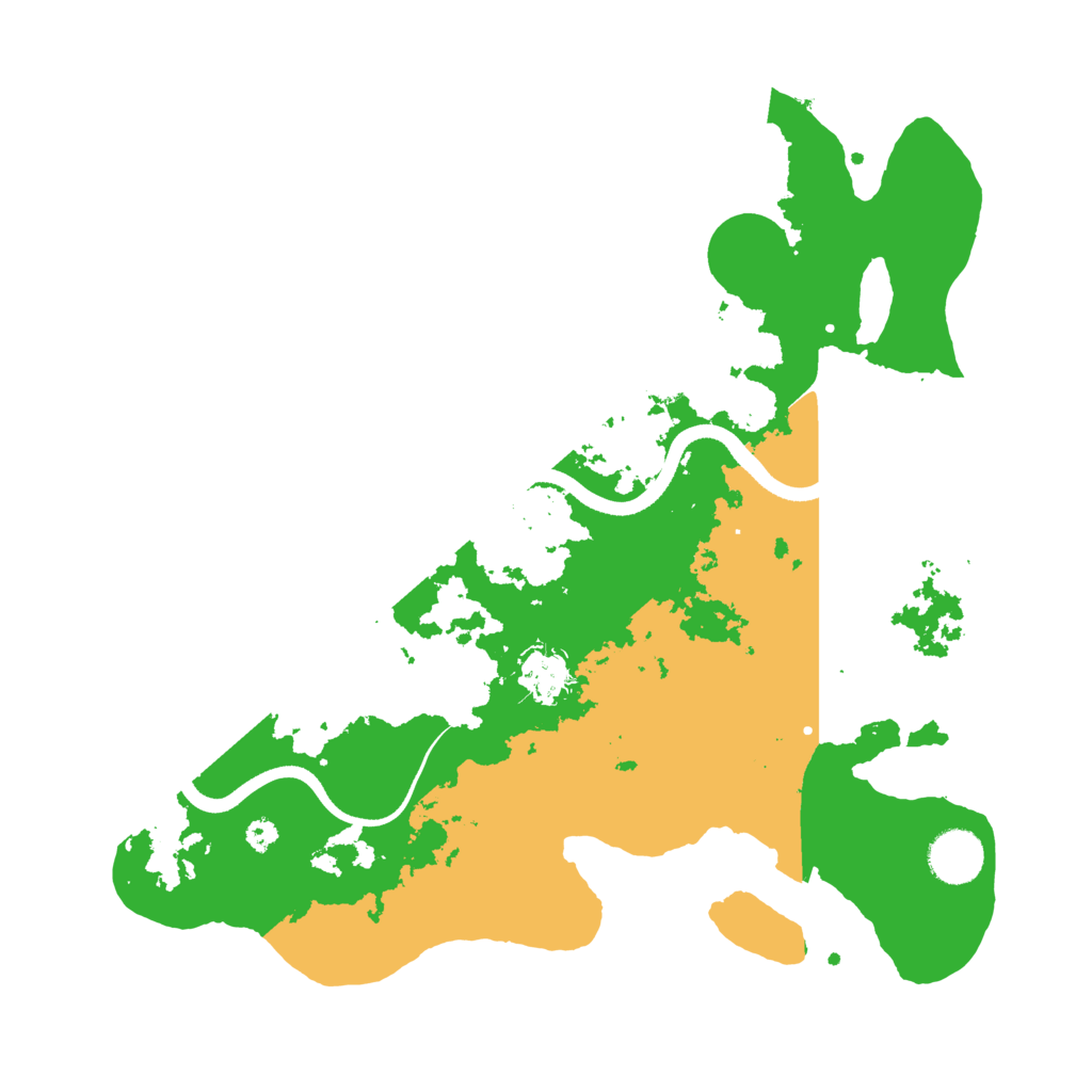 Biome Rust Map: Procedural Map, Size: 3500, Seed: 176