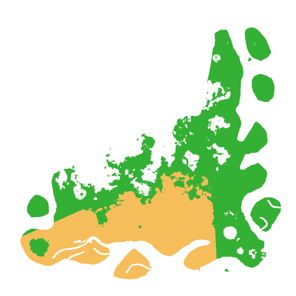 Biome Rust Map: Procedural Map, Size: 4000, Seed: 11110192