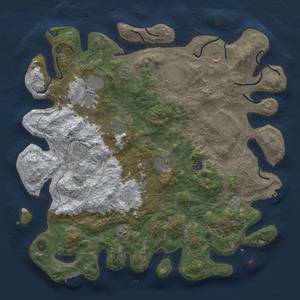 Thumbnail Rust Map: Procedural Map, Size: 4500, Seed: 1540795888, 20 Monuments