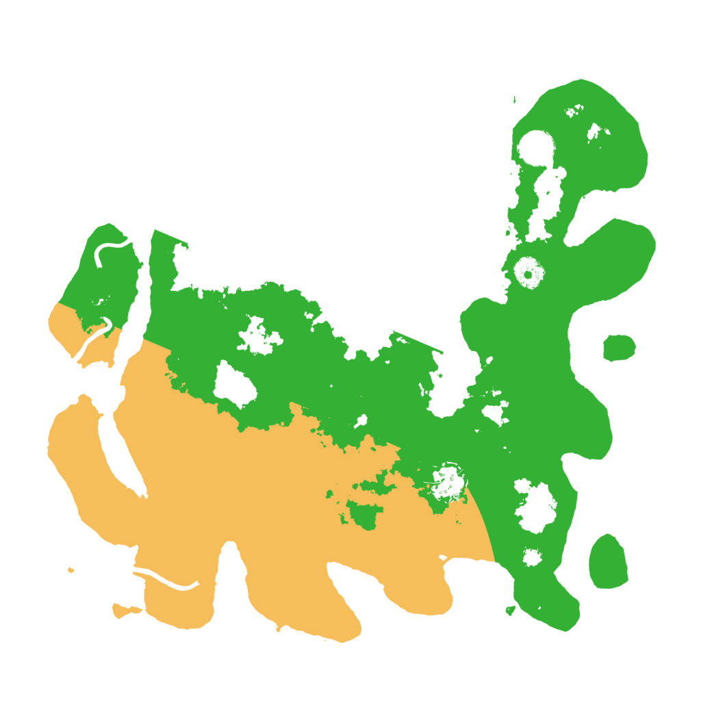 Biome Rust Map: Procedural Map, Size: 3500, Seed: 132276324