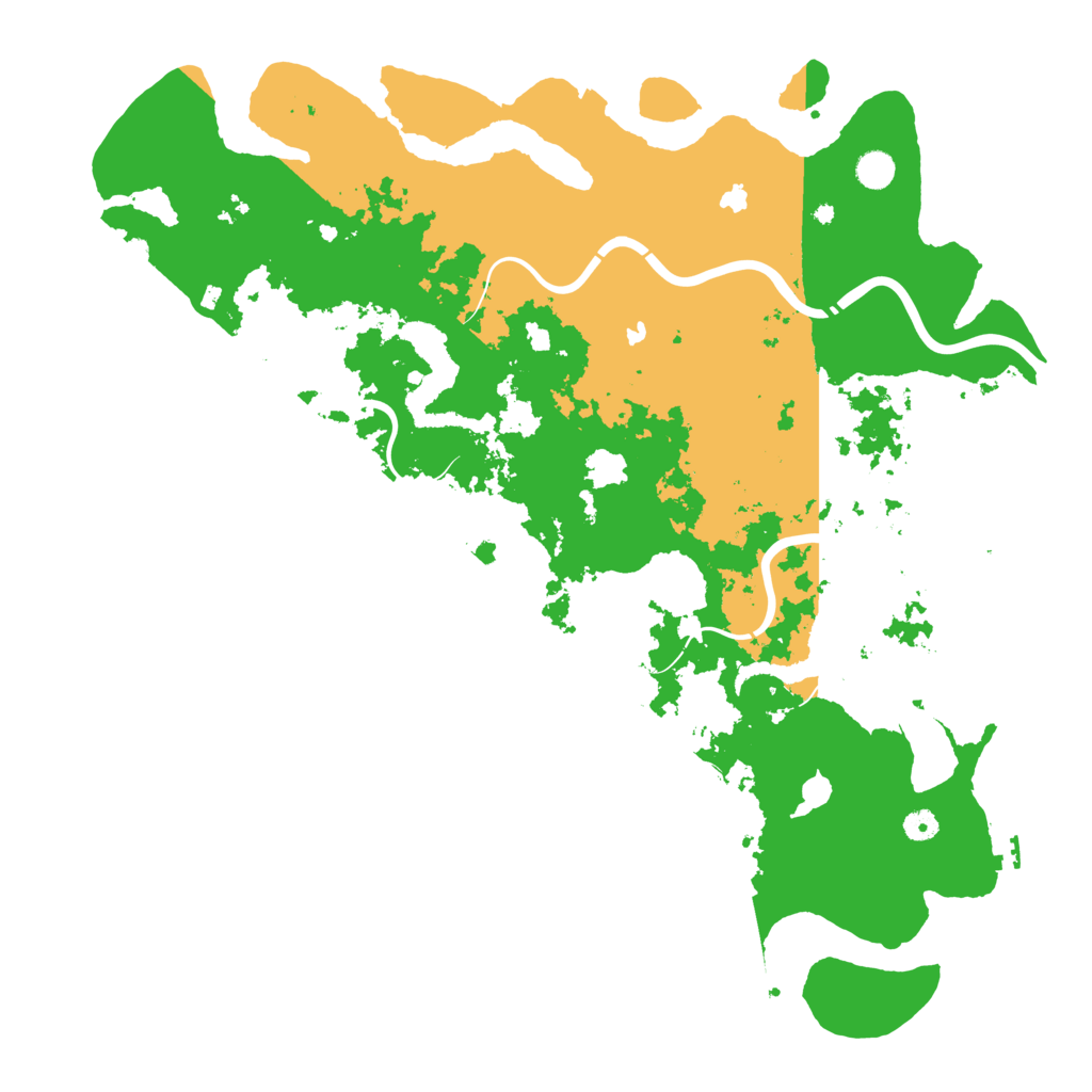 Biome Rust Map: Procedural Map, Size: 5000, Seed: 12713
