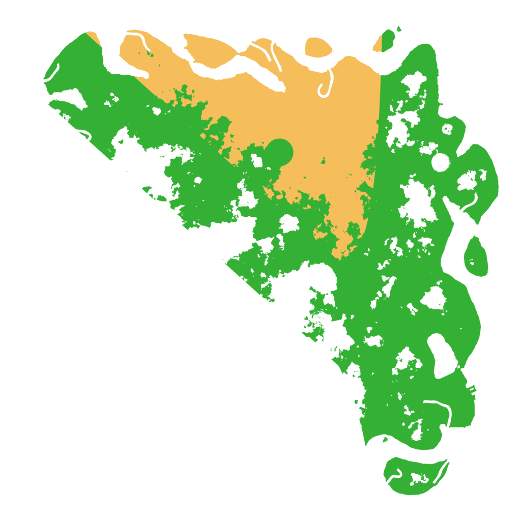 Biome Rust Map: Procedural Map, Size: 5000, Seed: 12713