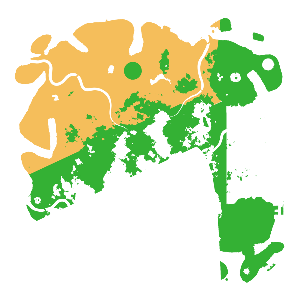 Biome Rust Map: Procedural Map, Size: 4500, Seed: 31544