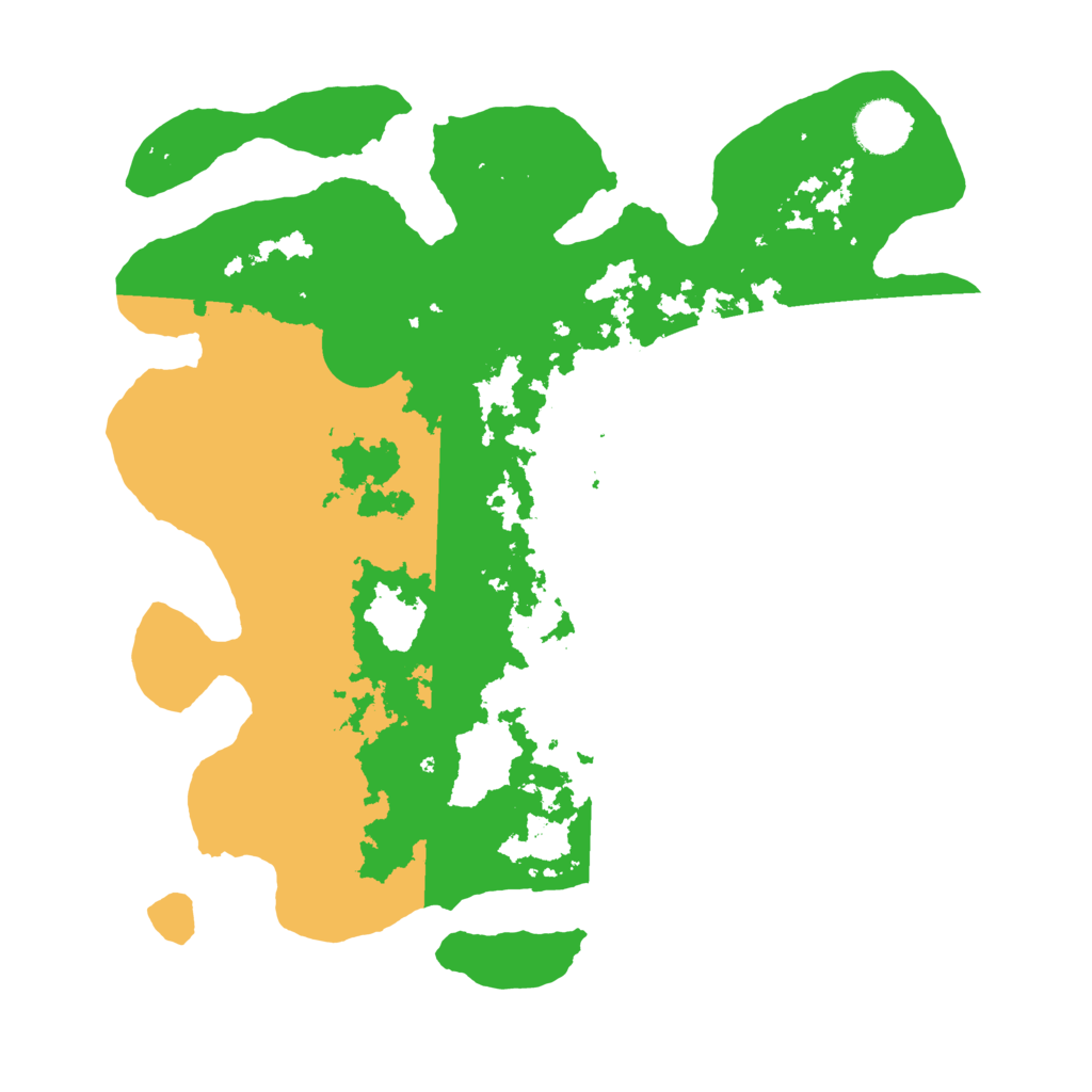 Biome Rust Map: Barren, Size: 3500, Seed: 493134715