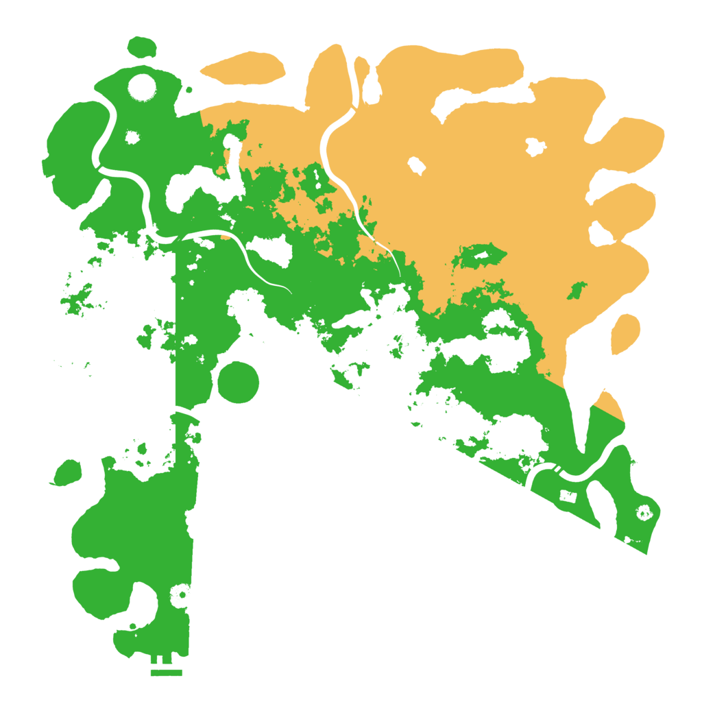 Biome Rust Map: Procedural Map, Size: 4500, Seed: 7440
