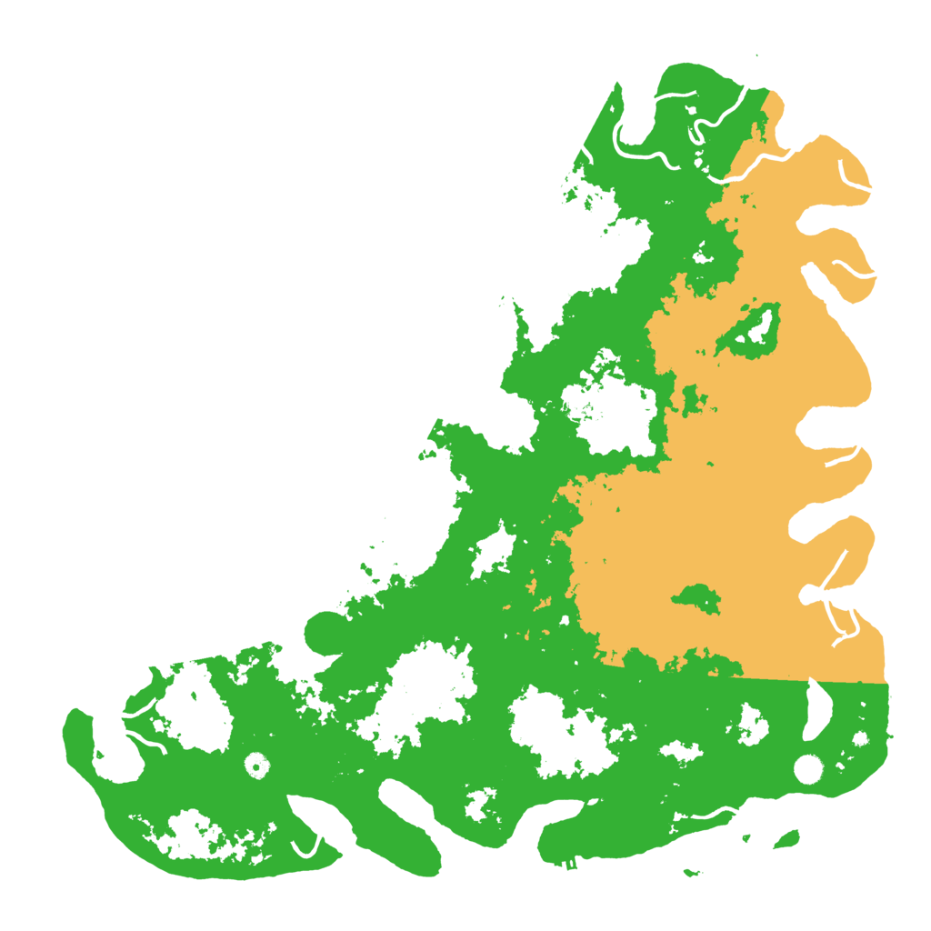 Biome Rust Map: Procedural Map, Size: 5600, Seed: 336258