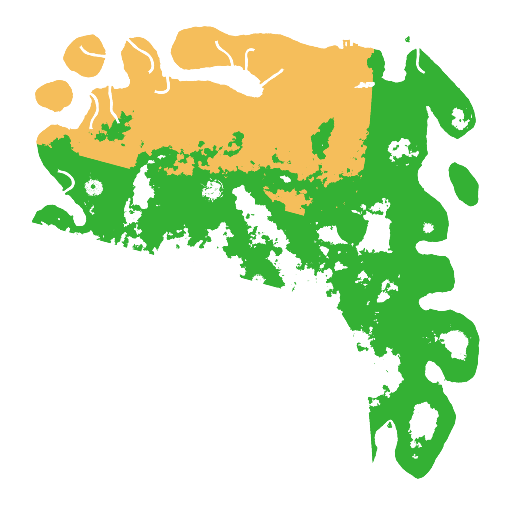 Biome Rust Map: Procedural Map, Size: 4500, Seed: 406125735