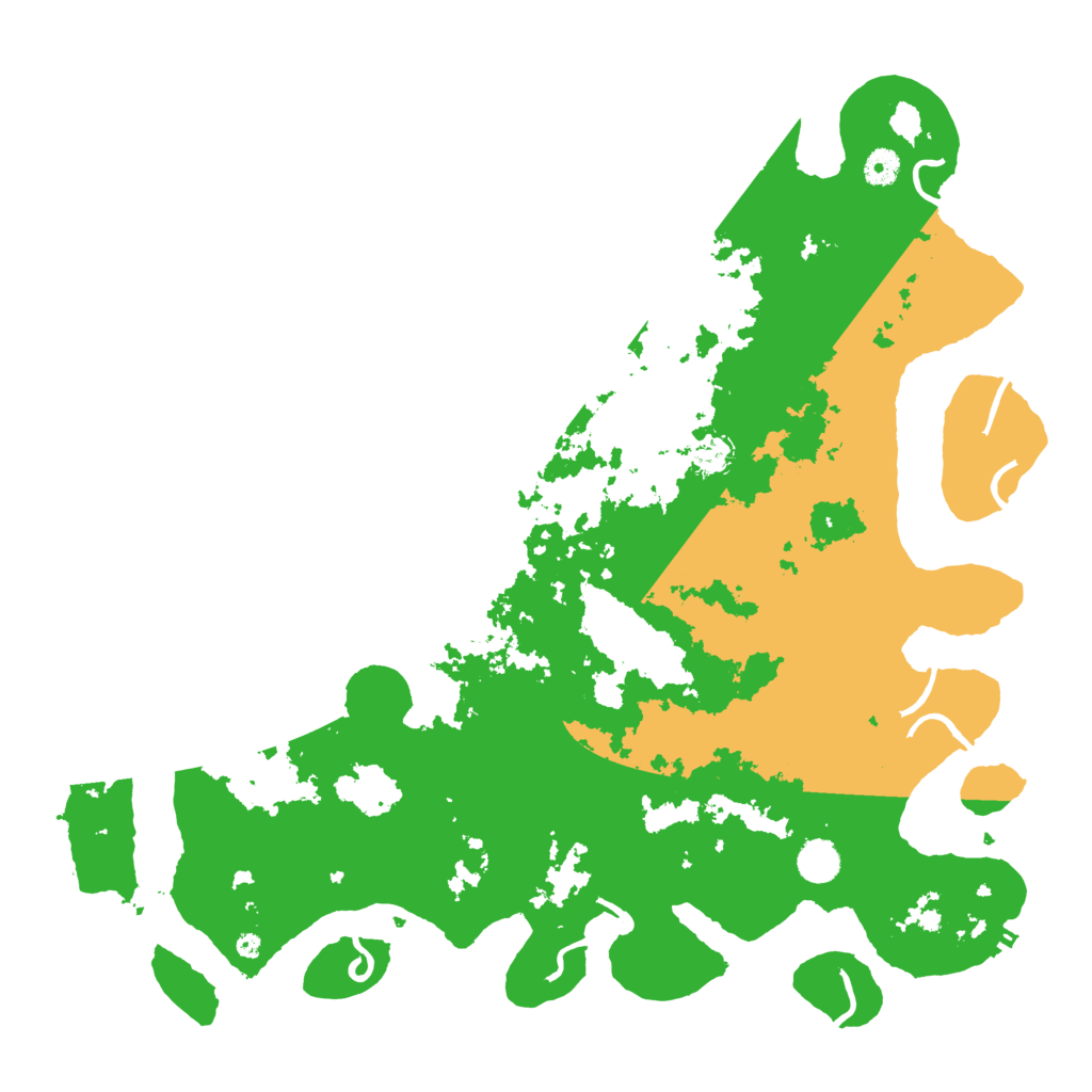 Biome Rust Map: Procedural Map, Size: 4500, Seed: 289316611