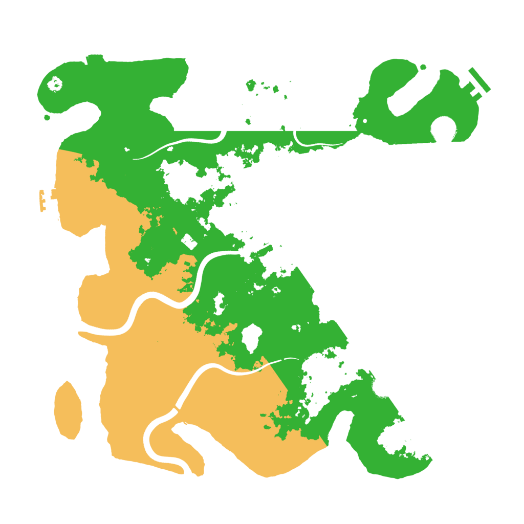 Biome Rust Map: Procedural Map, Size: 3650, Seed: 1675695165