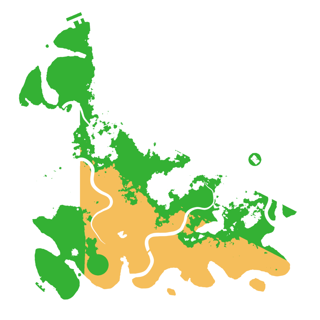Biome Rust Map: Procedural Map, Size: 4000, Seed: 278343
