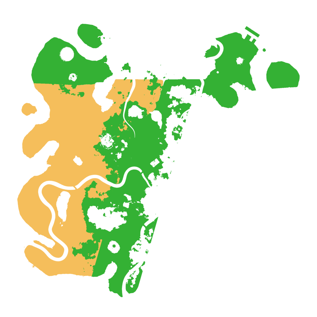 Biome Rust Map: Procedural Map, Size: 4000, Seed: 11110193