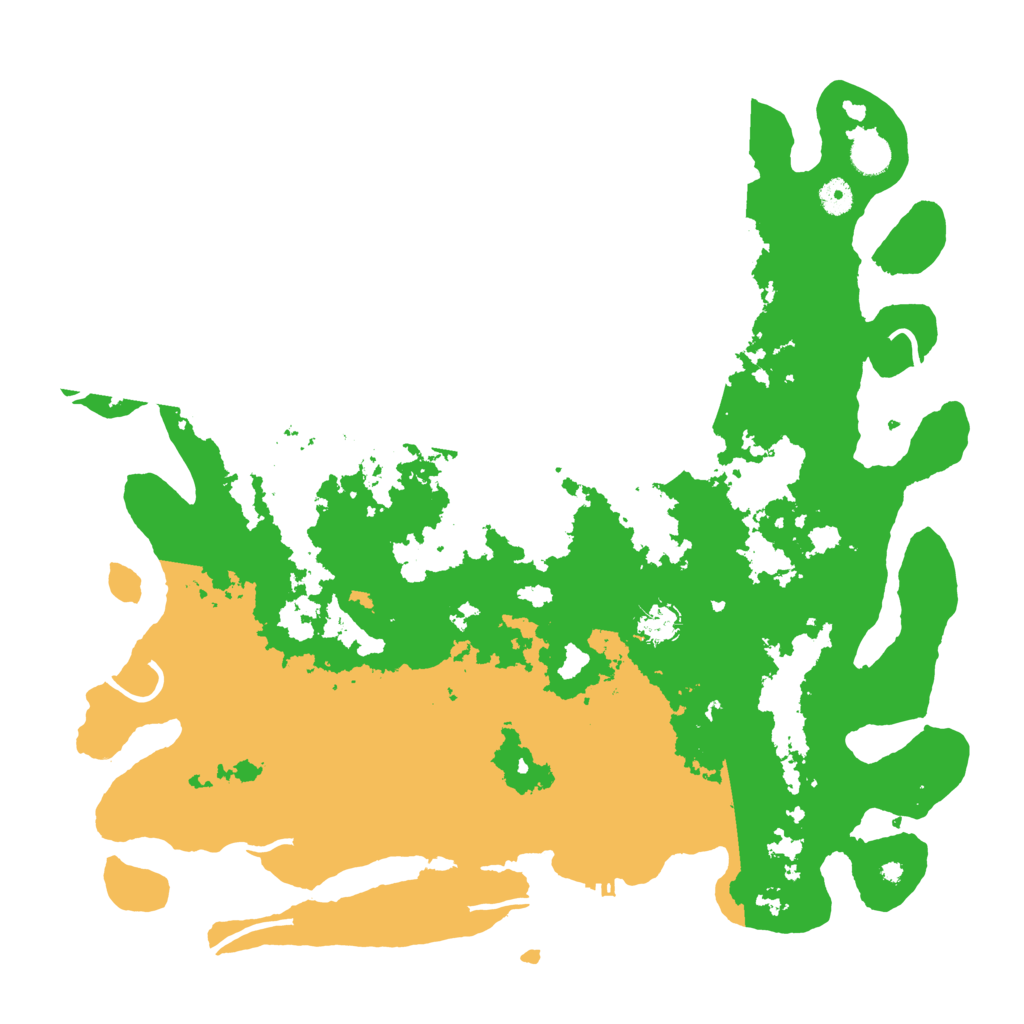 Biome Rust Map: Procedural Map, Size: 4500, Seed: 13872