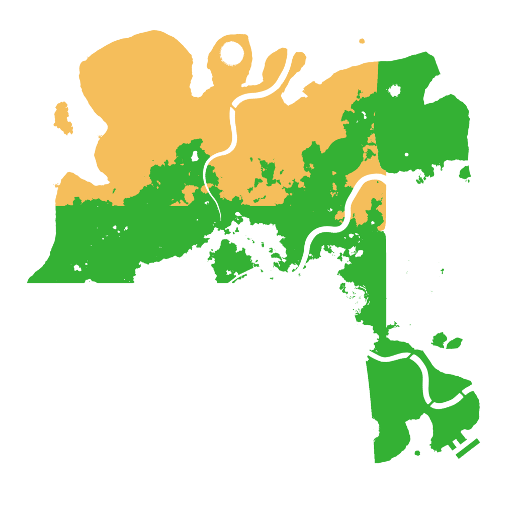 Biome Rust Map: Procedural Map, Size: 3850, Seed: 2112806912