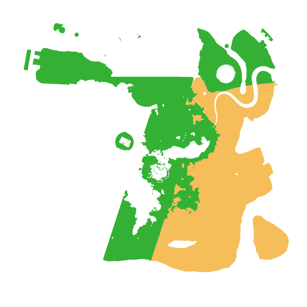 Biome Rust Map: Procedural Map, Size: 3000, Seed: 32100