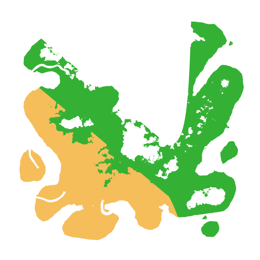 Biome Rust Map: Procedural Map, Size: 3000, Seed: 4118