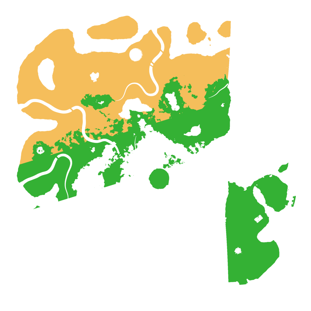 Biome Rust Map: Procedural Map, Size: 4250, Seed: 208068753