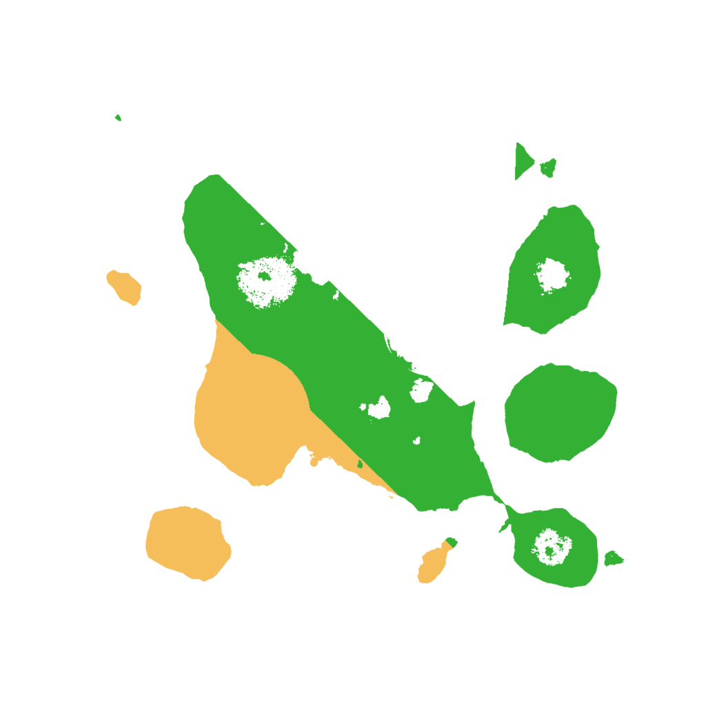 Biome Rust Map: Procedural Map, Size: 2000, Seed: 850038628