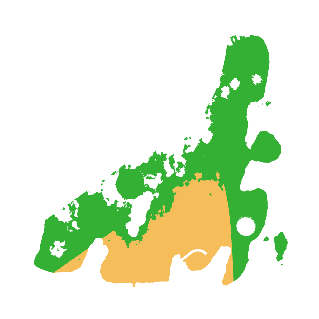 Biome Rust Map: Procedural Map, Size: 3000, Seed: 3504